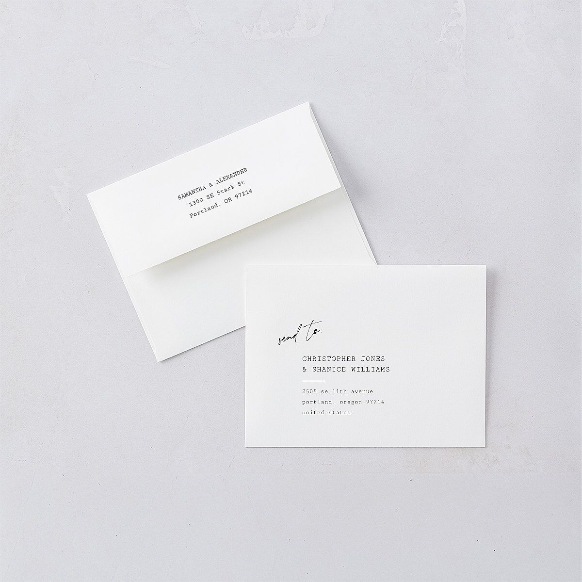 Elegant Sign Off Thank You Cards Pure White