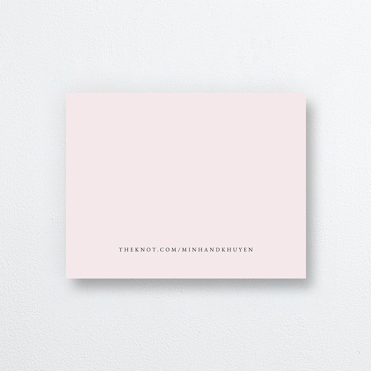 Romantic Wisteria Save the Date Petite Cards Purple Petal Signature smooth Blank No Standard