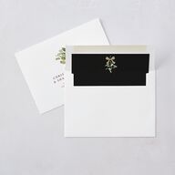 Elegant Eucalyptus Christmas Foil Wedding Invitations Gold Burgundy Signature Blank No Standard