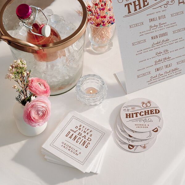 Western I Do BBQ Menu Bended Tabletop Sign X-small Saddle Standard Plastic XS Tabletop Menu
