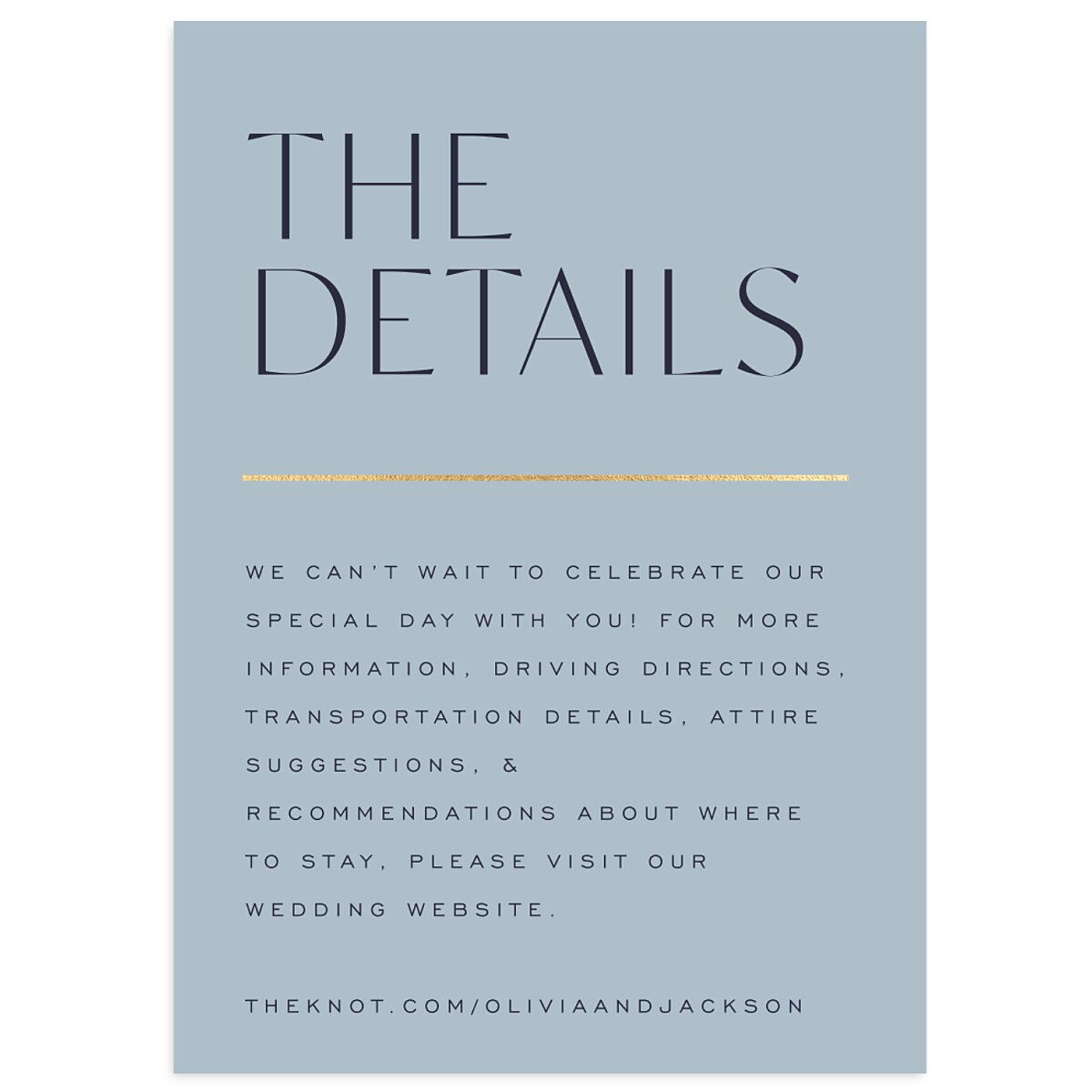 On This Day Wedding Enclosure Cards