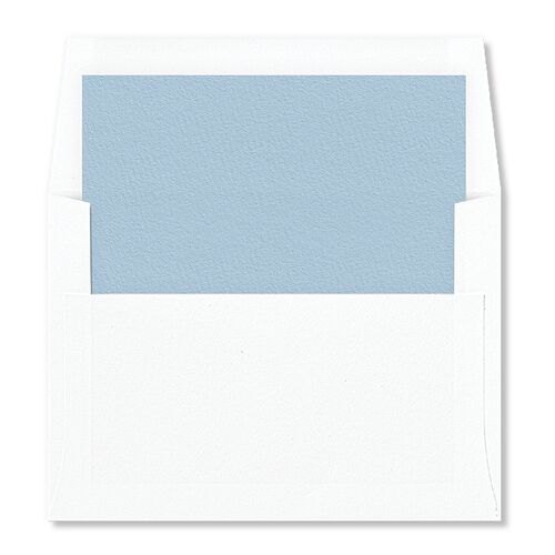Beach Monogram Envelope Liners Baby Blue Standard