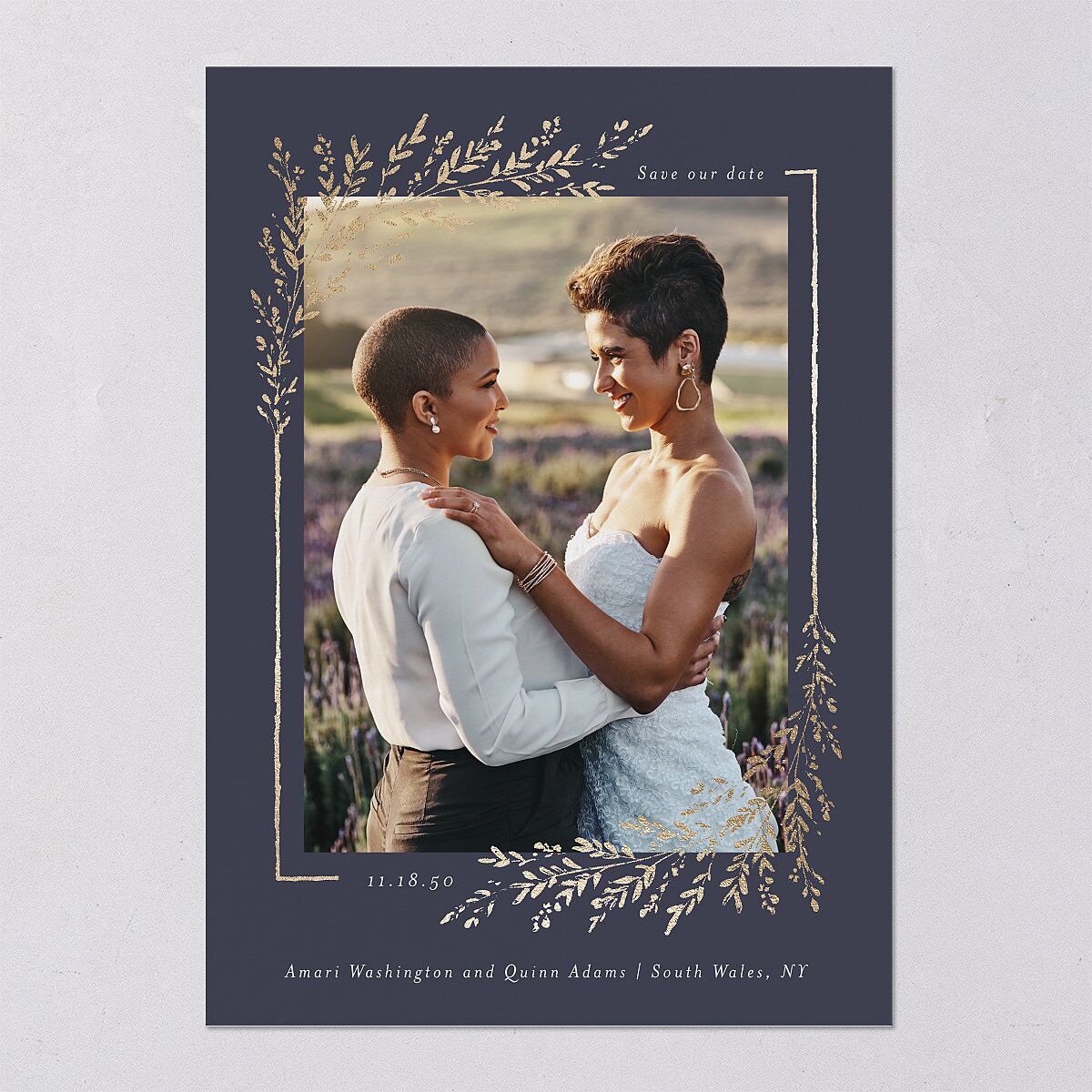 Exquisite Branches Save The Date Cards — view 10