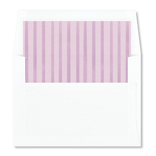 Vintage Heart Locket Envelope Liners Purple Petal Standard