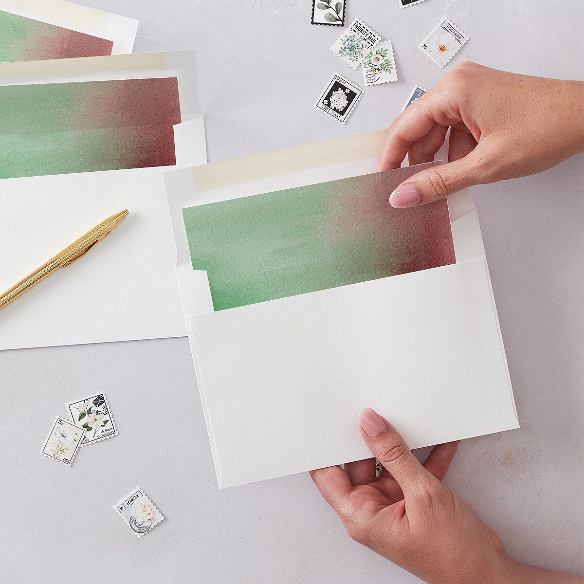 Holiday Greeting Envelope Liners — view 2