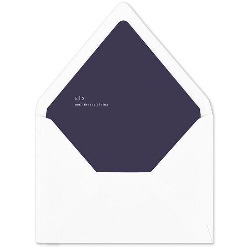 Minimalist Photo Frame Euro Envelope Liners Dark Navy Luxe
