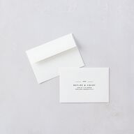 Moody Romantic Lace Floral Response Card Envelopes Red Clay White Return Address Signature Standard