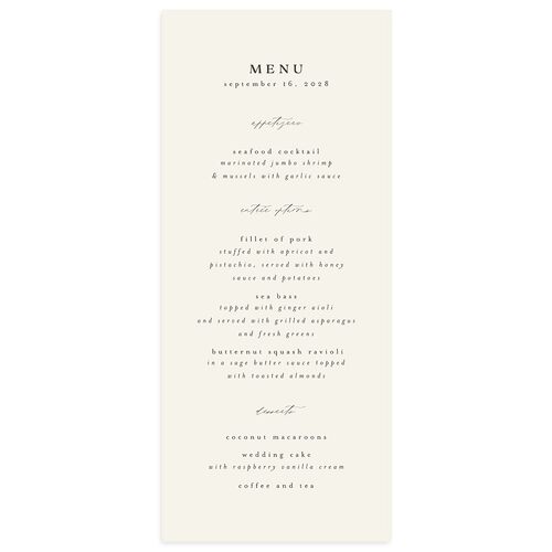 Enchanted Forest Menus Dark Camo Signature