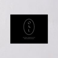 Surround Save the Date Petite Cards Mist Signature smooth Blank No Standard
