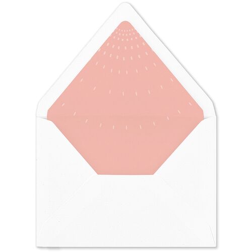 Disco Love Euro Envelope Liners Tangerine Luxe