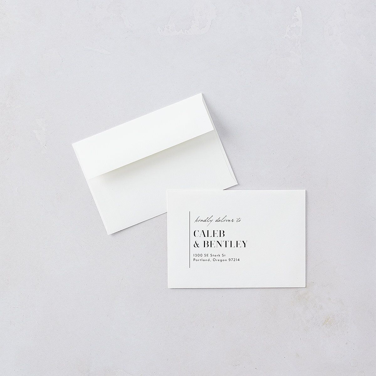 Classic Border Wedding Response Cards Midnight Signature