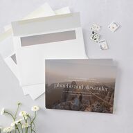 Striking Scene Wedding Invitations  Thyme Signature Blank No Standard