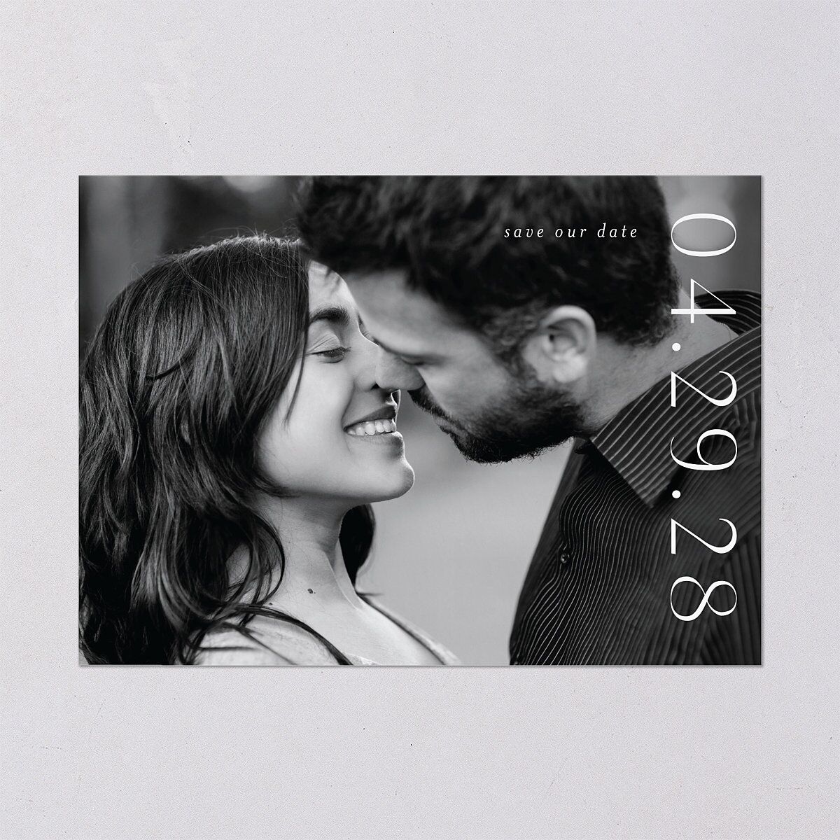 Timeless Elegance Save The Date Cards — view 2