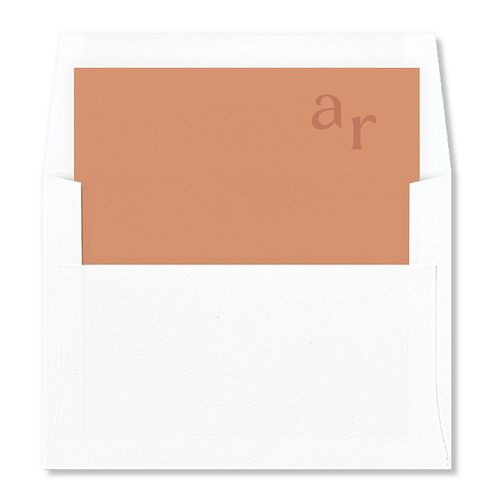 Save Our Date Standard Envelope Liners Standard Copper Liner