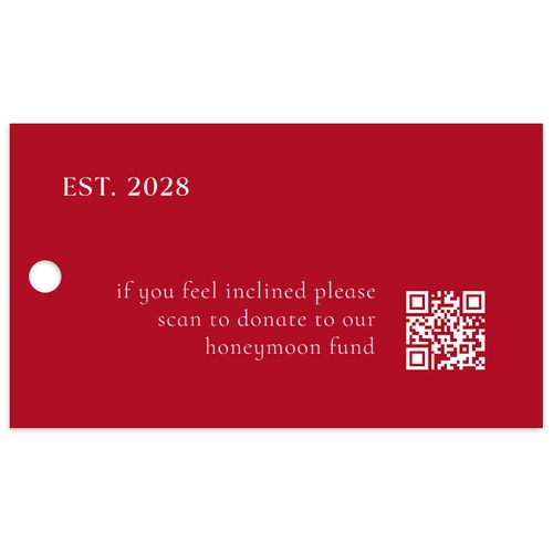 Magazine Cover Favor Gift Tags Scarlet Signature