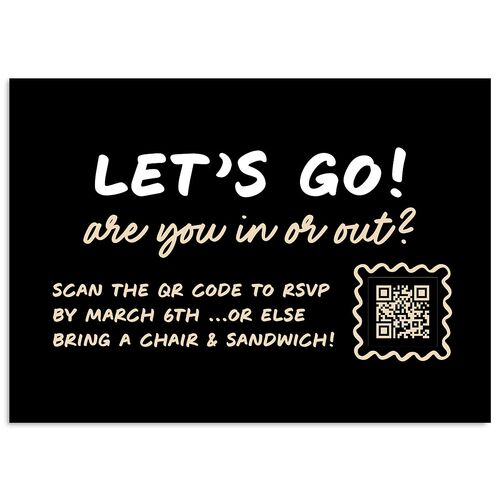 Modern Marker Wedding Response Cards Midnight Signature Standard