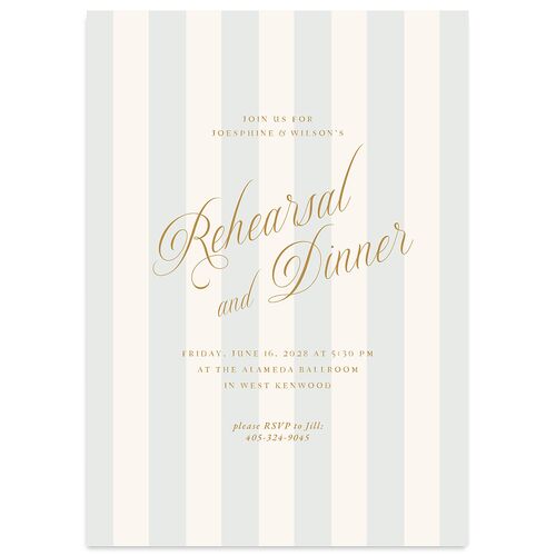 Vintage Love Doves Rehearsal Dinner Invitations Baby Blue Signature Blank Standard