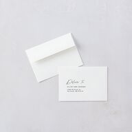 Scripted Arch Wedding Response Cards Deep Bronze Signature Standard