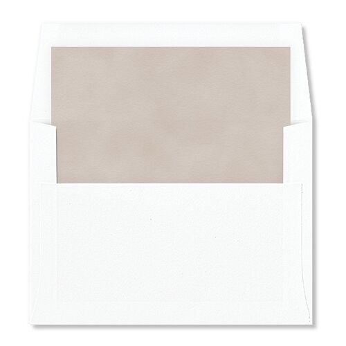 Floral Arc Standard Envelope Liners Mocha Standard