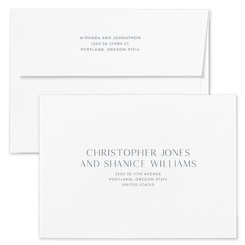 Window Gallery Wedding Invitation Envelopes Pool Kraft Return Address Standard Signature