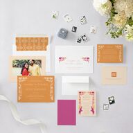 Majestic Legacy Save the Date Cards Mulberry Signature smooth Blank No