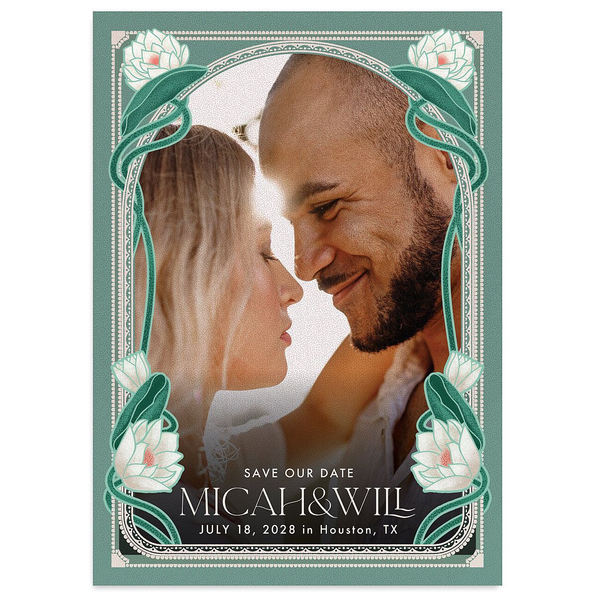 Twilight Pond Save the Date Cards