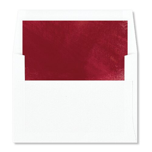 Elegant Holiday Envelope Liners Dark Berry Standard