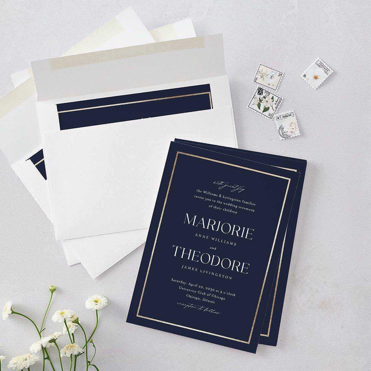 Joyful Union Wedding Invitations — view 4