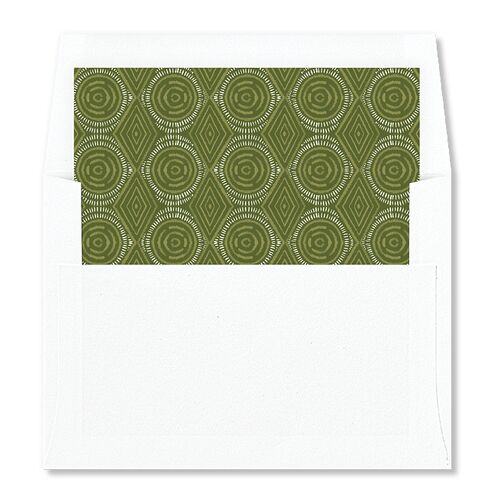 Sahara Pattern Standard Envelope Liners Scottish Green Standard