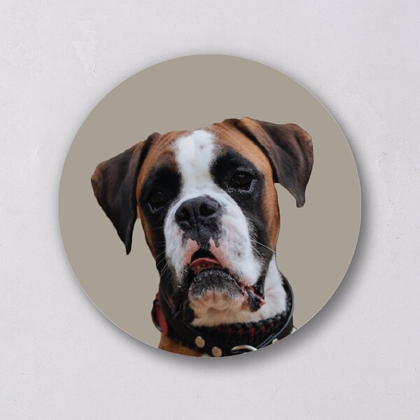 Checked Wedding Stickers Taupe Sticker