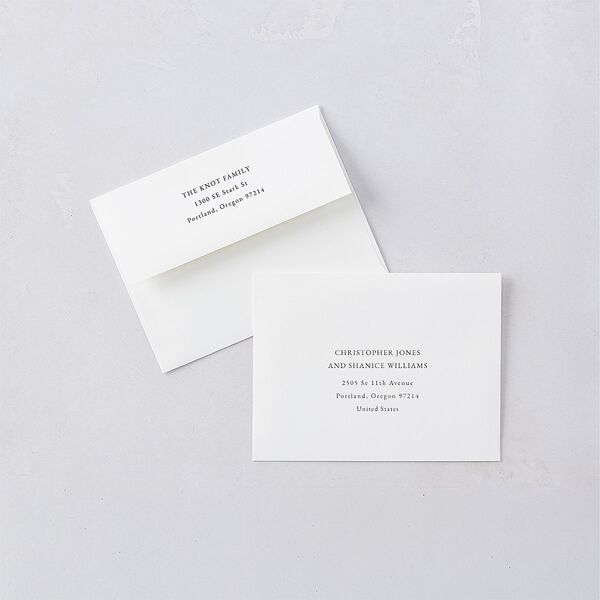 Upload Your Own Design Portrait Photo Thank You Cards Pure White