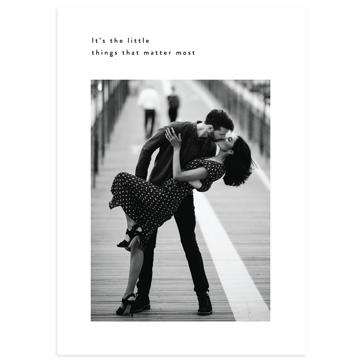 Simple Editorial Photo Wedding Enclosure Cards