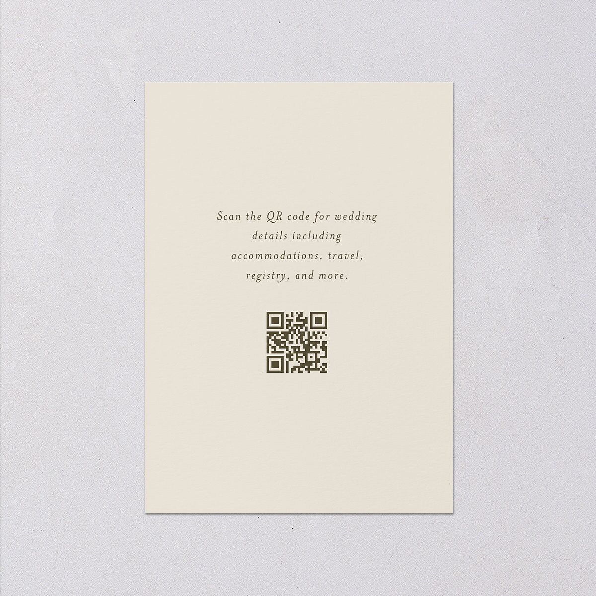 Western Floral Wedding Event Detail Cards Terracotta Signature Standard