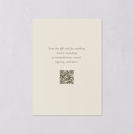 Western Floral Wedding Event Detail Cards Terracotta Signature Standard