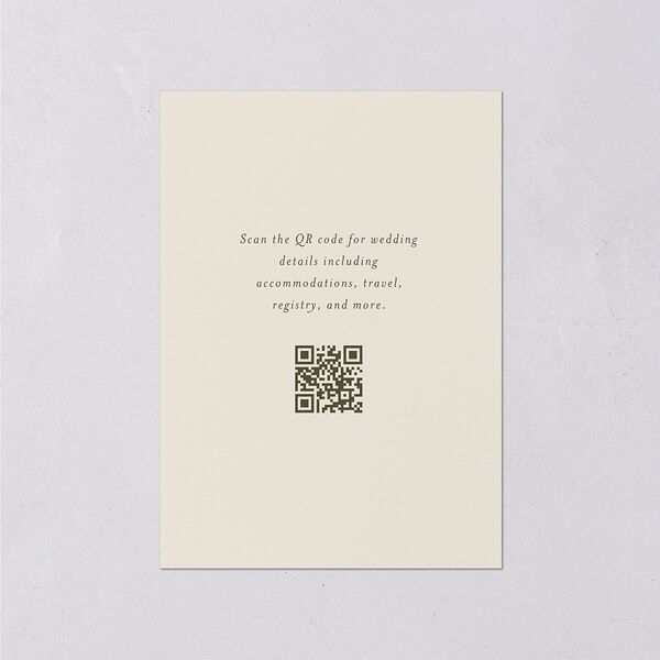 Western Floral Wedding Event Detail Cards Terracotta Signature Standard