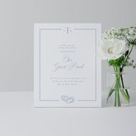 Coastal Oysters and Anchors Bar Bended Tabletop Sign X-small Sea Blue Standard Plastic XS Tabletop Bar