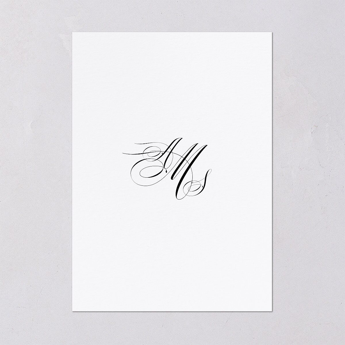 Classic Black Tie Save The Date Cards Pure White Signature smooth Blank No Standard