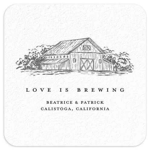 Rustic Setting Coasters Medieval Grey Cardboard Soft Square