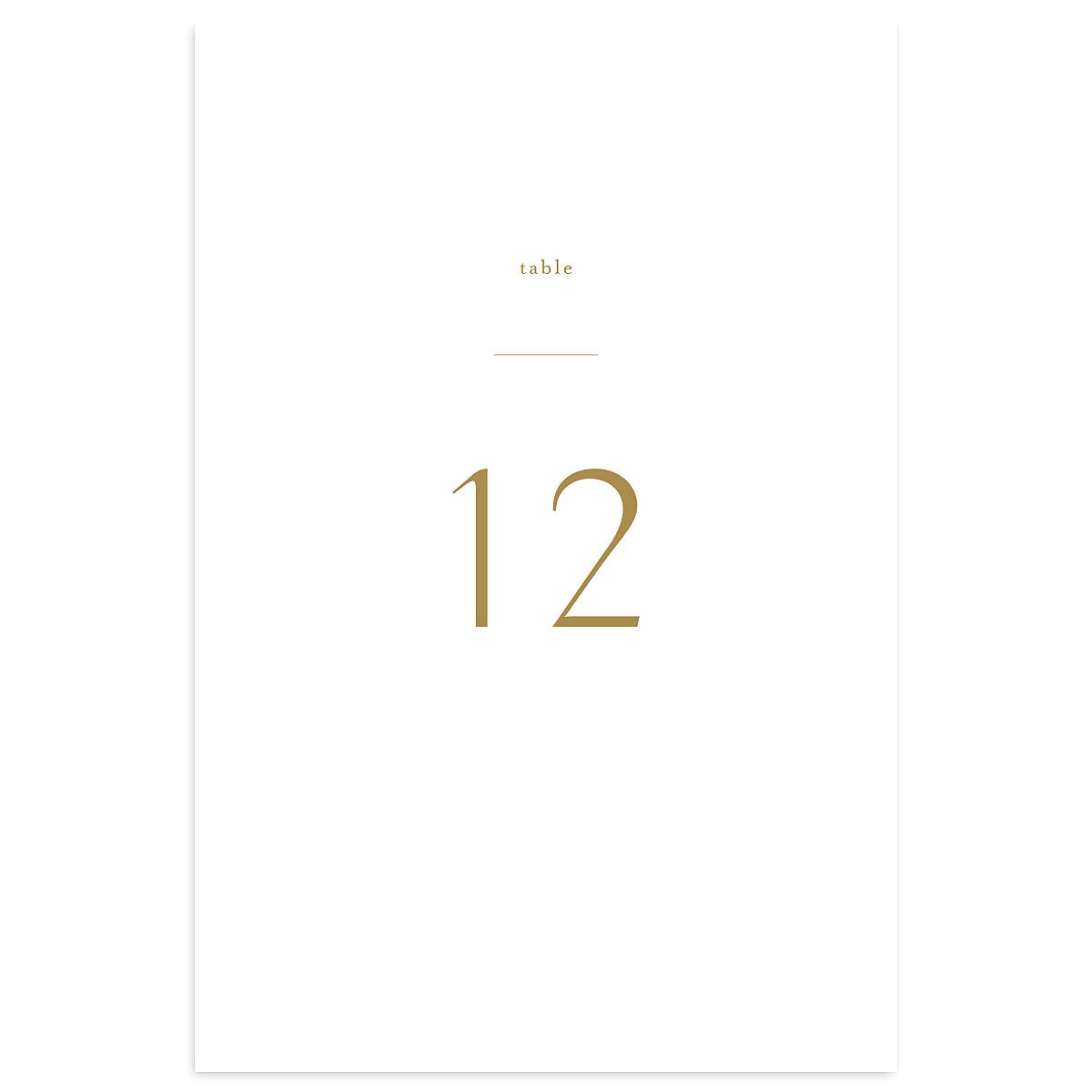Dainty Monogram Table Numbers
