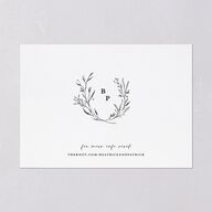 Rustic Setting Save The Date Cards Medieval Grey Signature smooth Blank No Standard