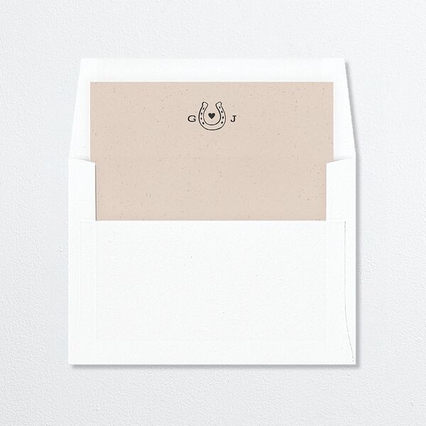 Western I Do BBQ Envelope Liners Taupe Standard