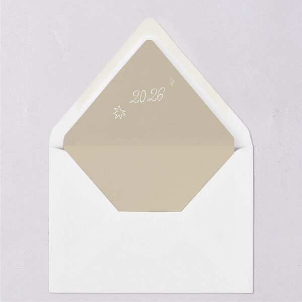 More Kids More Magic Hand Drawn Starry Photo Euro Envelope Liners Cream Luxe