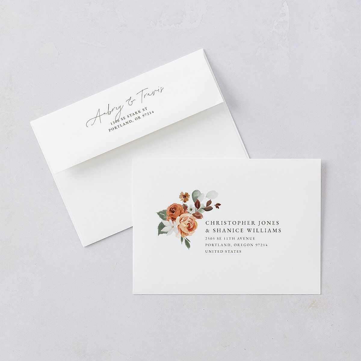 Eucalyptus Bouquet Engagement Party Invitations Terracotta Signature Blank Standard