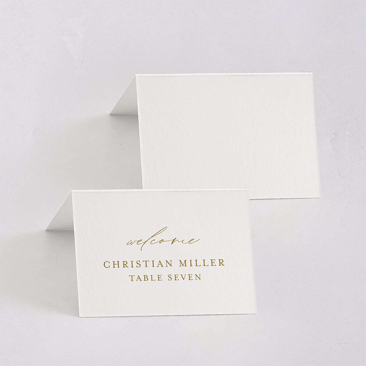 Classic Landscape Place Cards Marigold Signature
