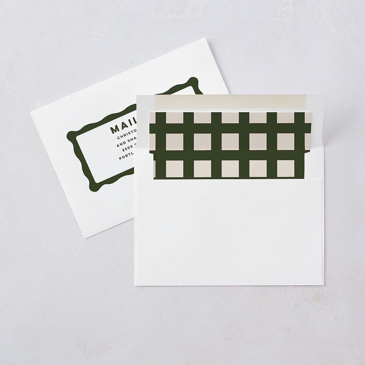 Adventure Icon Wedding Invitations Hunter Green Signature Blank No Standard