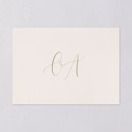 At Last Wedding Invitations Linen Signature Blank No Standard