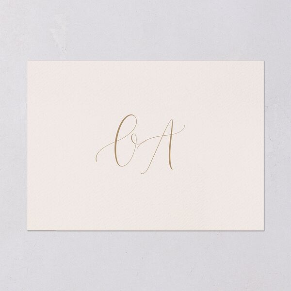 At Last Wedding Invitations Linen Signature Blank No Standard