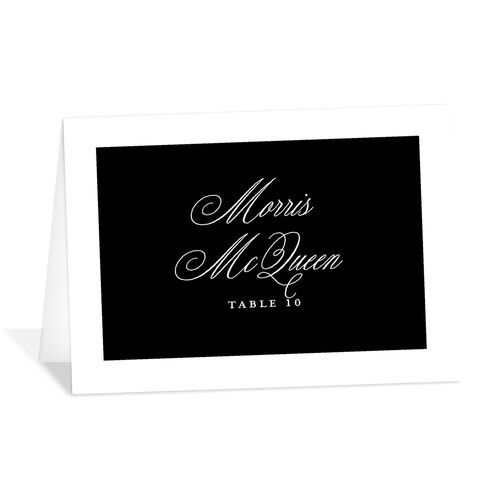 Elegant Eclectic Place Cards Midnight Signature
