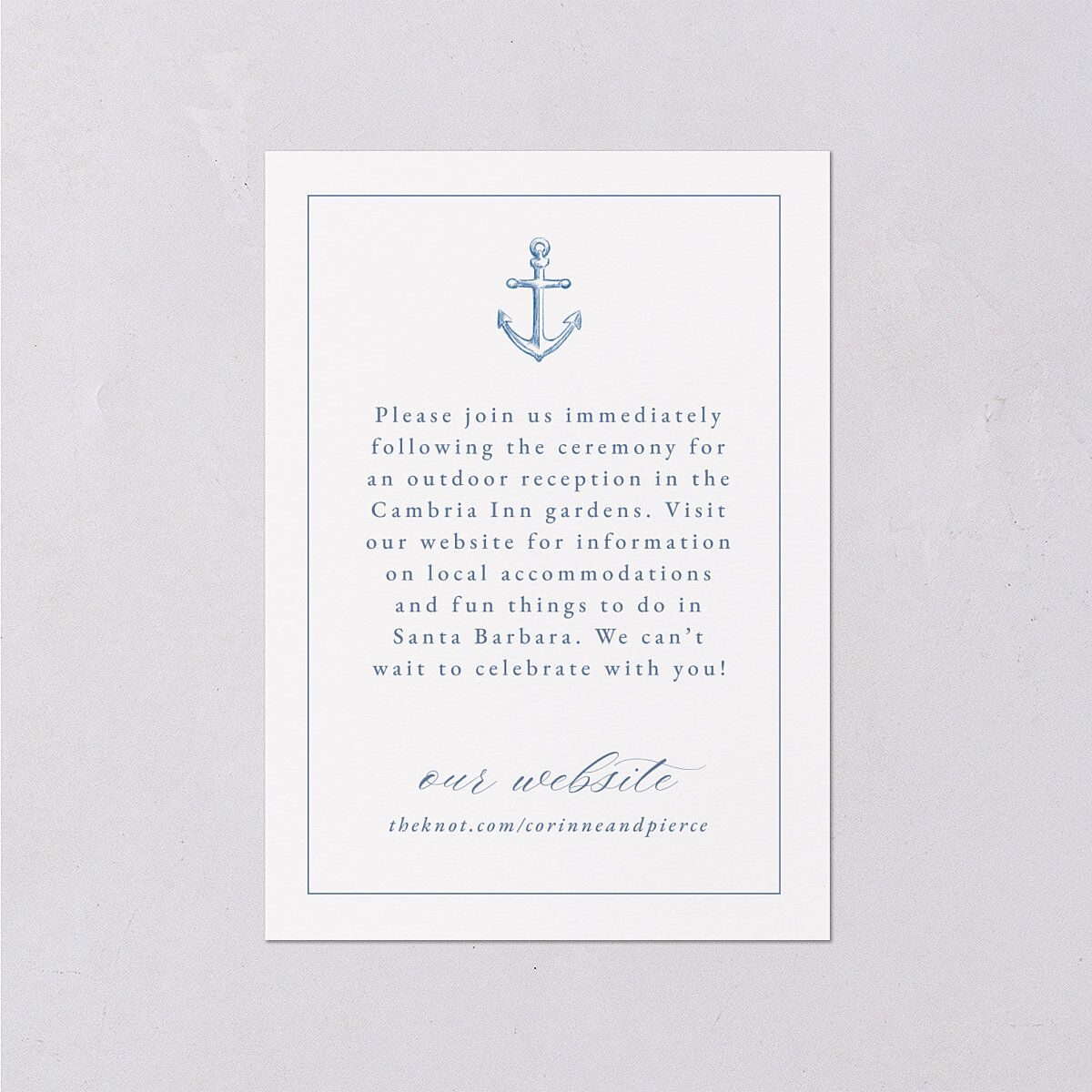 Minimal Icon Wedding Enclosure Cards — view 1