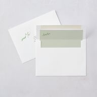 Contrast Type Save the Date Cards Greenery Signature smooth Blank No Standard